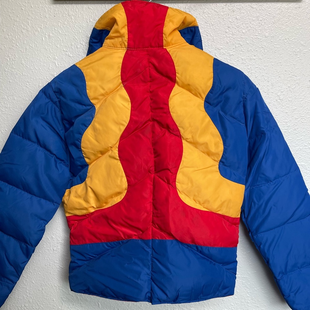 Vintage Colorful Women’s Puffer Jacket